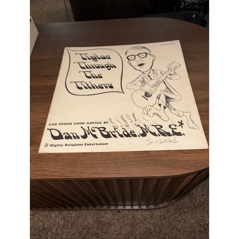Dan McBride - Tiptoe Through The Tithers (LP, 1967) Christian, VG/VG, Comedy